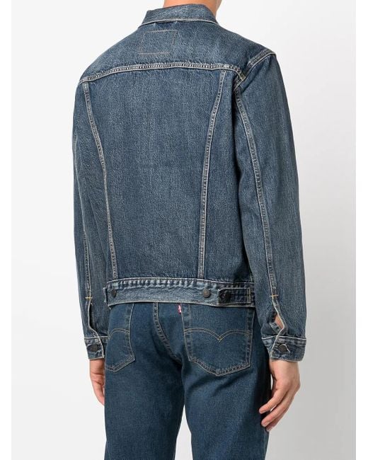 Levi's Blue Cotton Denim Jacket for men
