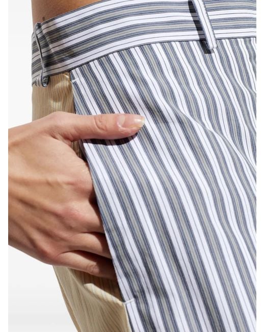 Stella McCartney Blue Striped Trousers