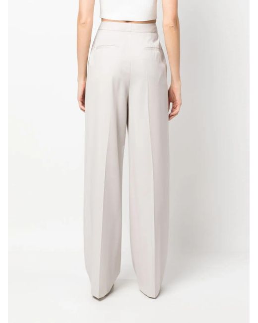 Fabiana Filippi White Wool Trousers