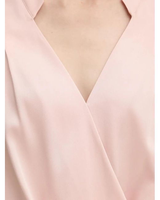 Boss Pink Sleeveless Wrap Top
