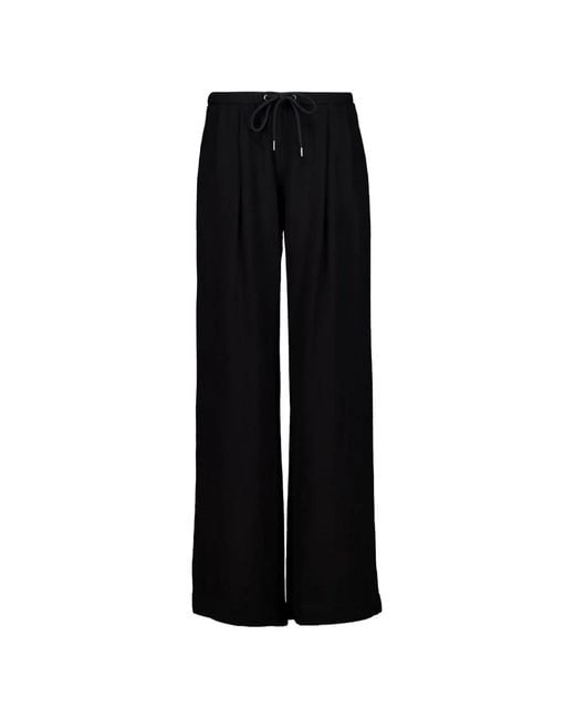 James Perse Black Drawstring Track Pants