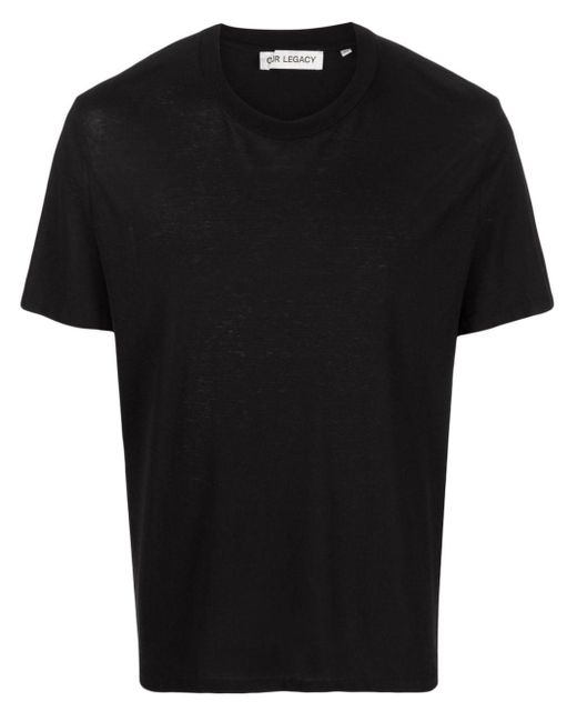 T-shirt over nera in cotone di Our Legacy in Black da Uomo