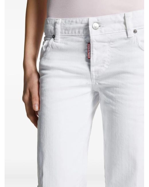 Jean À Logo DSquared² en coloris White