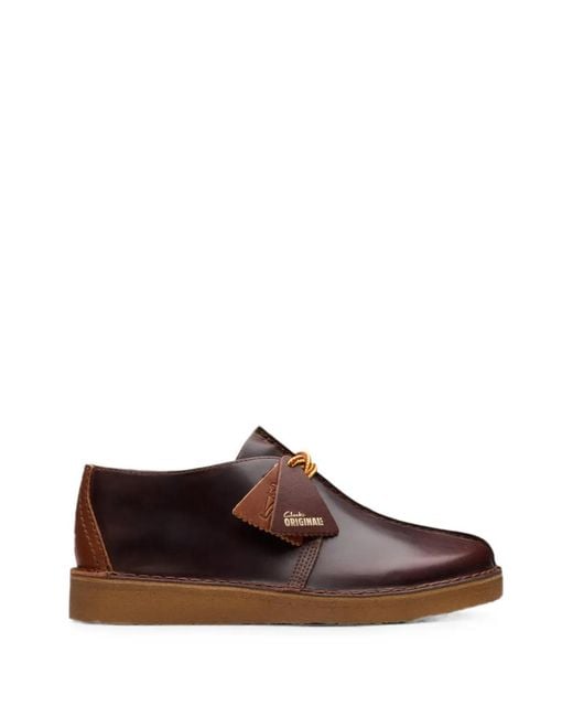 Clarks Brown Desert Trek Hiker Boat Shoes for men