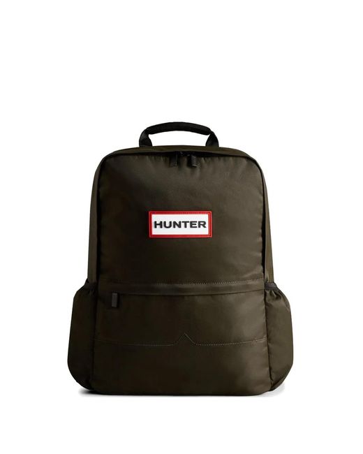 Hunter Black Water-Resistant Backpack