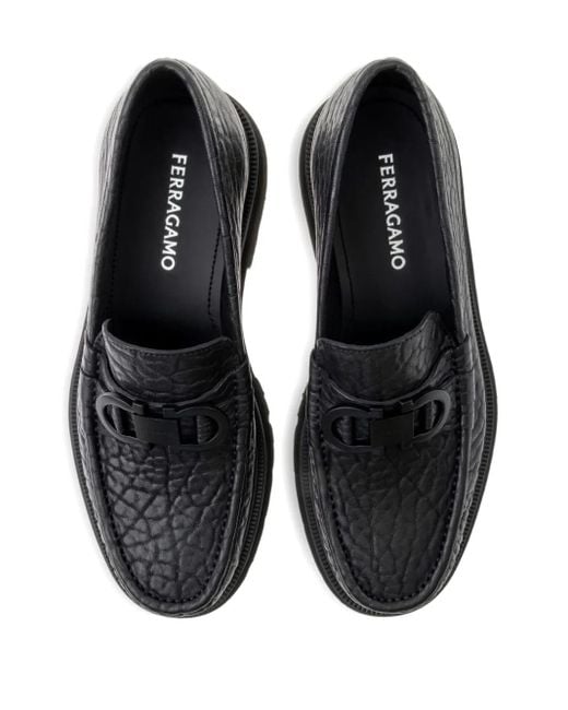 Ferragamo Black Flat Shoes