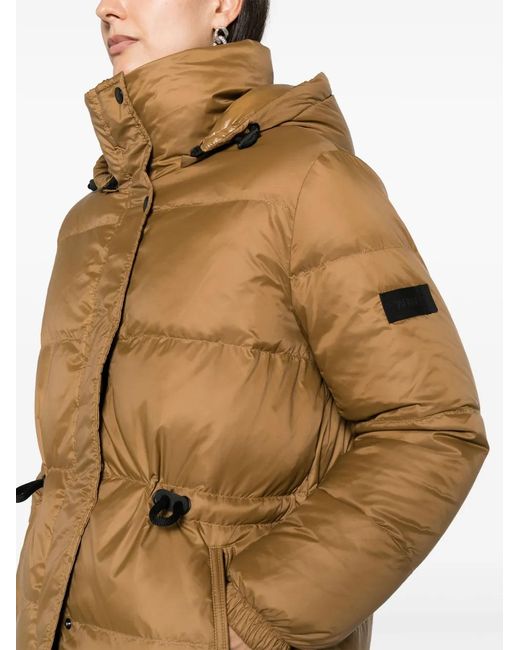 Yves Salomon Brown Padded Down Jacket