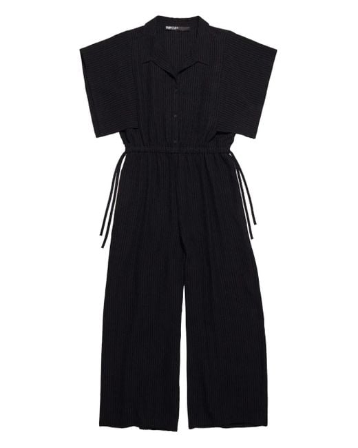 Bimba Y Lola ドローストリング ジャンプスーツ Black