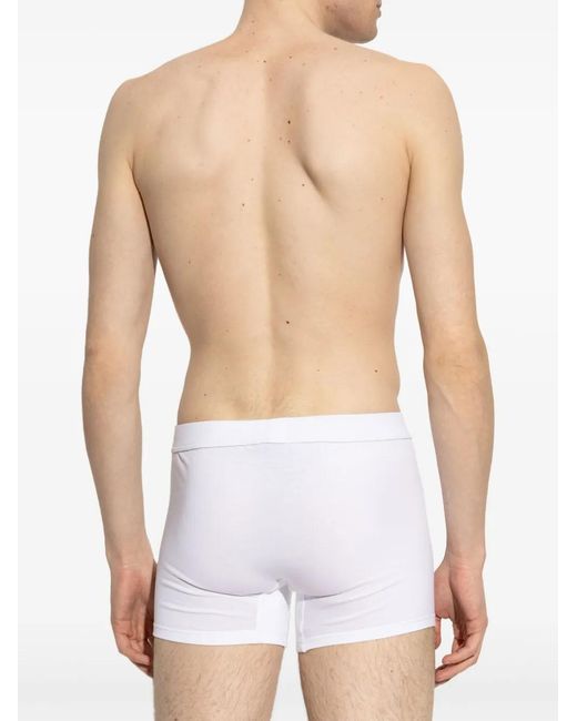 DSquared² White Logo Boxers for men