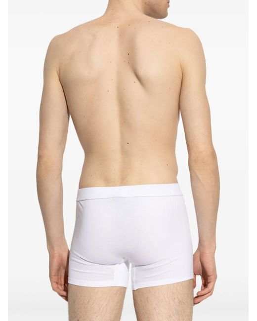 DSquared² White Logo Boxers for men