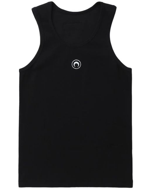 MARINE SERRE Tanktop Aus Bio-Baumwolle in Black für Herren