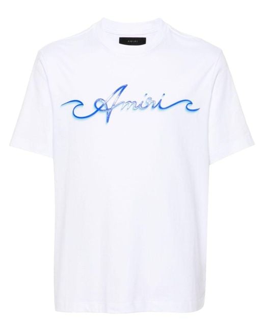 Amiri T-Shirt mit Logo-Print in White für Herren