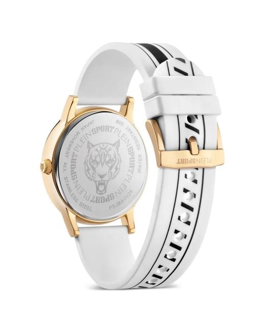 Philipp Plein Metallic Silicone 41Mm Watch