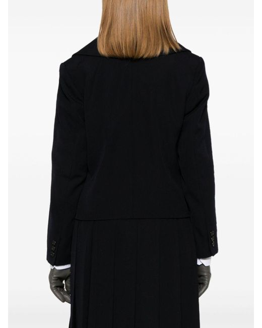 Comme des Garçons Black Wool Blazer