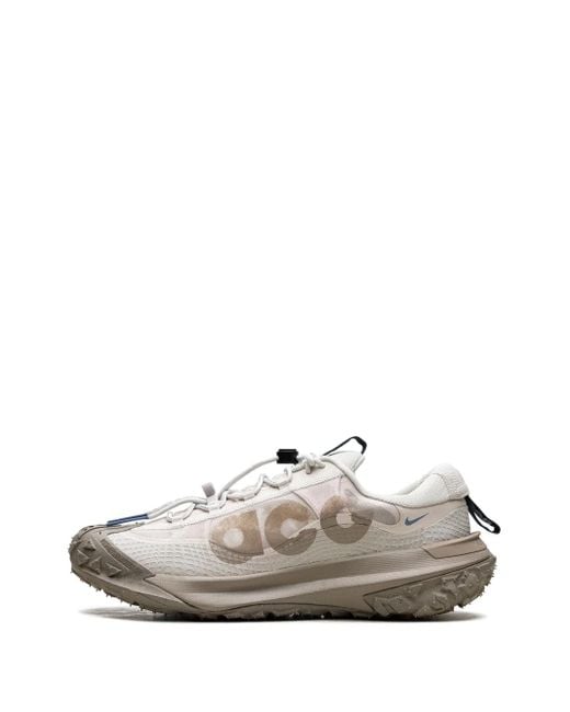 Nike White Acg Mountain Fly 2 Low "Light Orewood" Sneakers for men