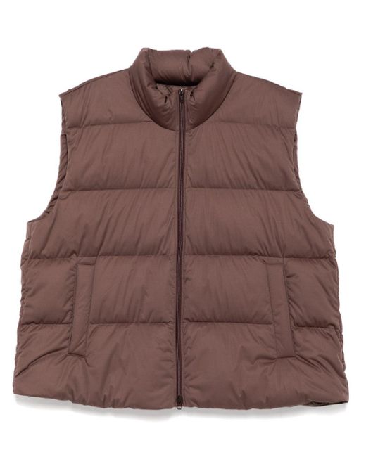 JNBY Brown Quilted Down Vest