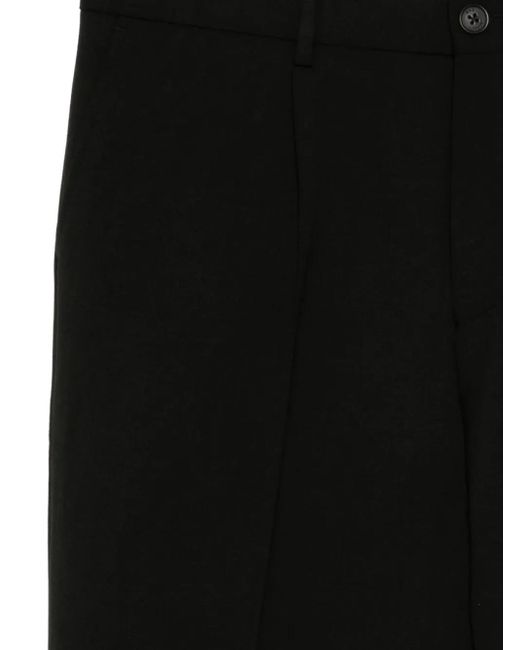 Wax London Black Aubyn Straight-Leg Trousers for men