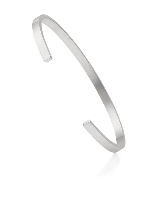 Maison Margiela White Reference Cuff Bracelet