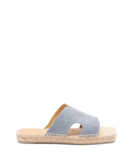 Castaner Blue Priya/002 Cut-Out Espadrilles