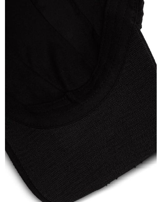 Adererror Black Distressed Patchwork Cap