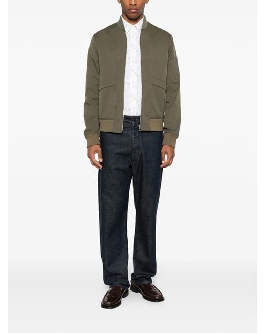 Paul Smith Green Zip Bomber Jacket for men
