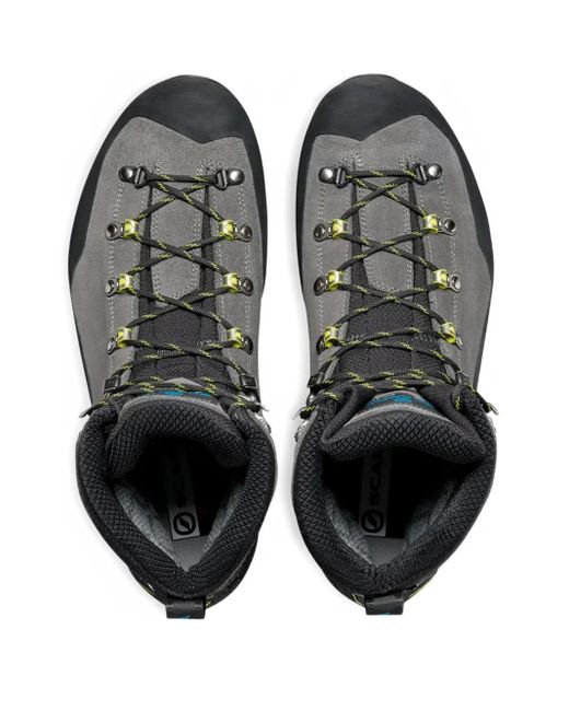 SCARPA Black Logo-Print Sneakers for men