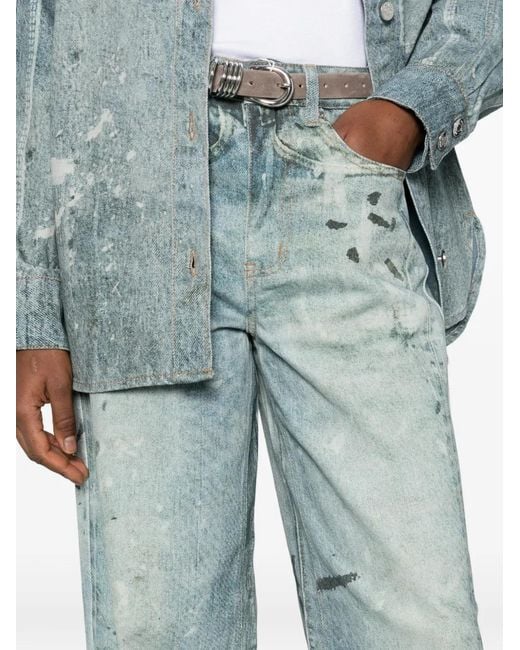 Gestuz Blue Printed Jeans