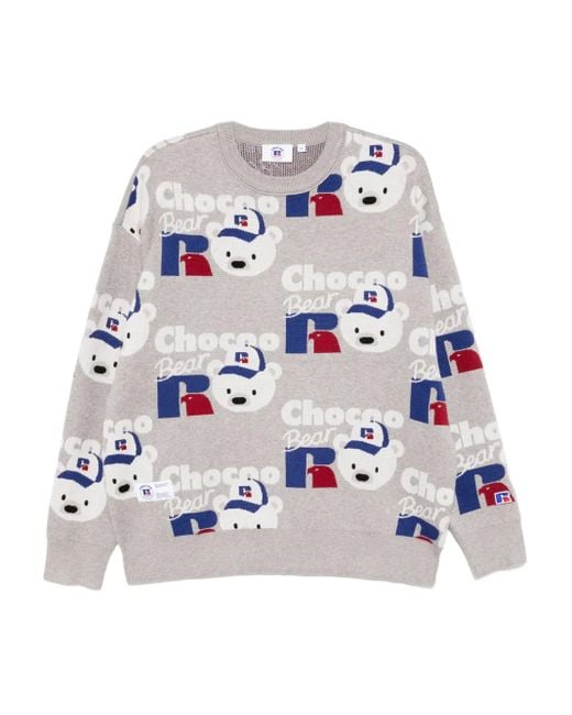 メンズ Chocoolate ロゴ セーター White