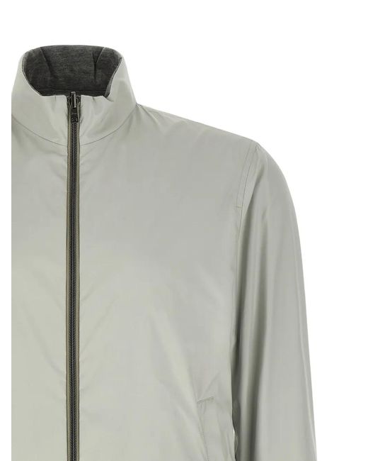 Chaqueta Bómber Reversible Herno de hombre de color Gray