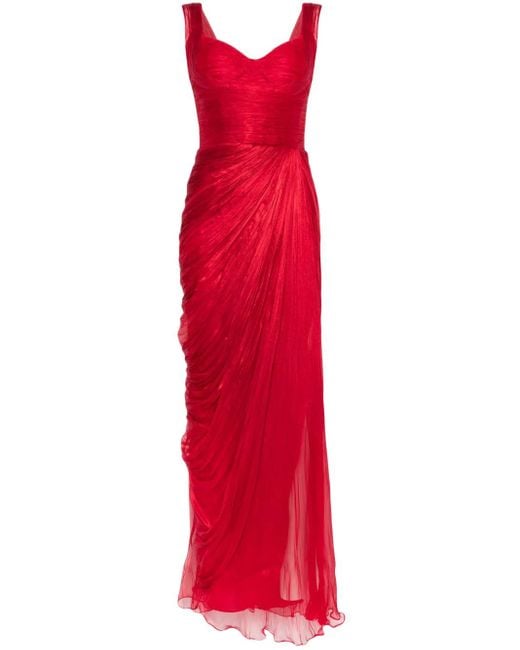 IRIS SERBAN Red Sayan Gown