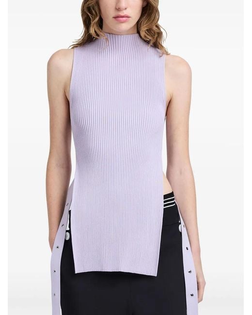 Proenza Schouler Purple Rita Top