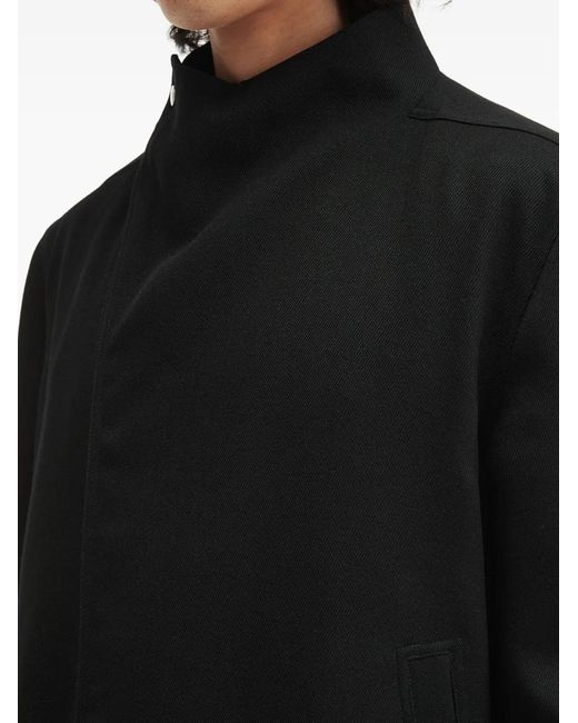 Rick Owens Black Wool Zip Jacket for men