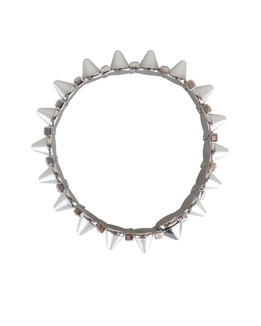 Ambush Metallic Pearl Spike Bracelet