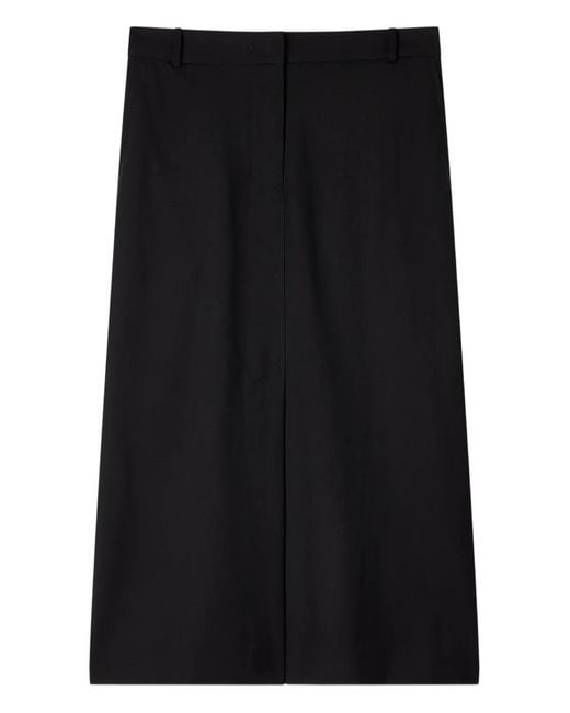 Paul Smith Black Belted A-Line Skirt