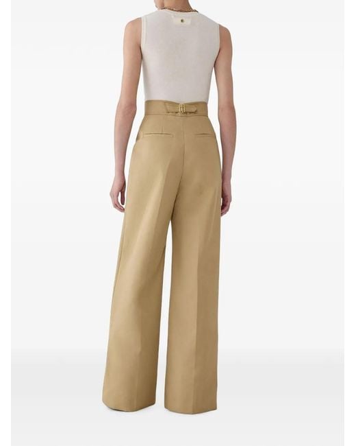 Carolina Herrera White Crew-Neck Cashmere Top