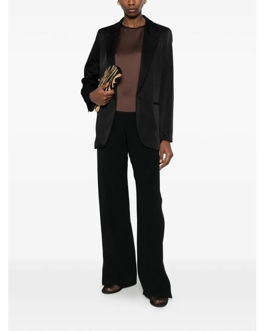 Forte_forte Black Single-Breasted Jacket