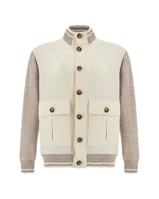 Paul & Shark White Long-Sleeve Cardigan for men