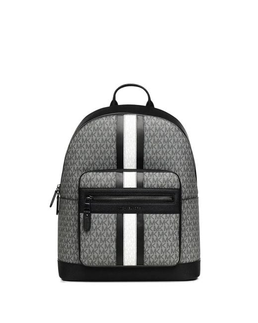 Michael Kors Black Monogram Backpack for men