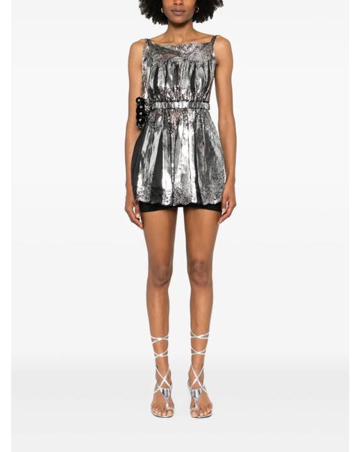 Rabanne Metallic Tank Top