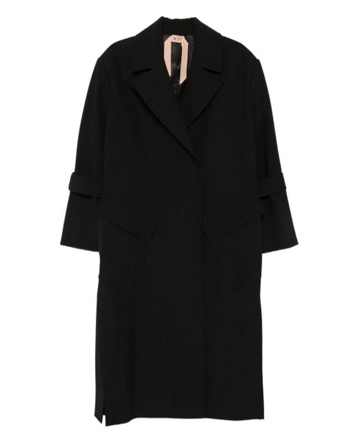 N°21 Black Double Breasted Coat