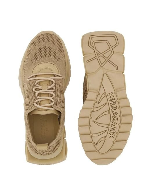 Ferragamo Natural Running Sneaker