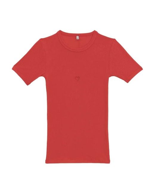 Baserange Red Basic T-Shirt