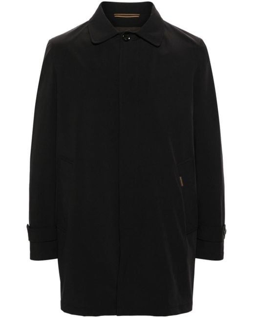 Moorer Black Vittor-kn Button-up Jacket for men