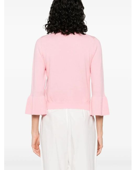 Allude Cashmere-blend Jumper Pink
