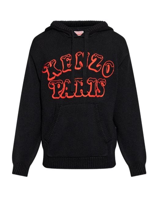 KENZO Hoodie mit Logo in Black für Herren