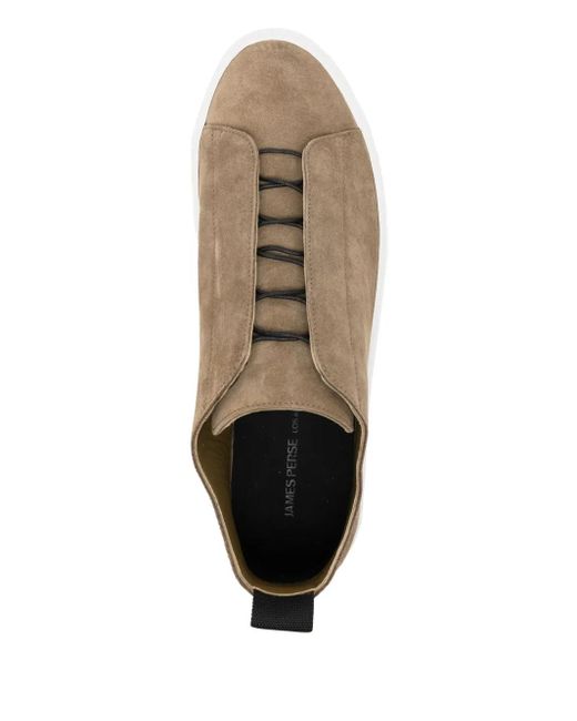 メンズ James Perse スエード スニーカー Brown