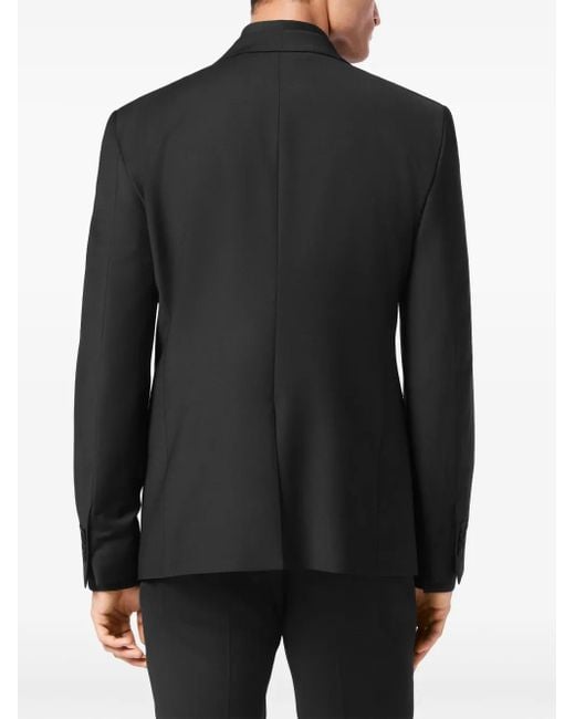 Philipp Plein Black Rhinestone-Embellished Blazer for men