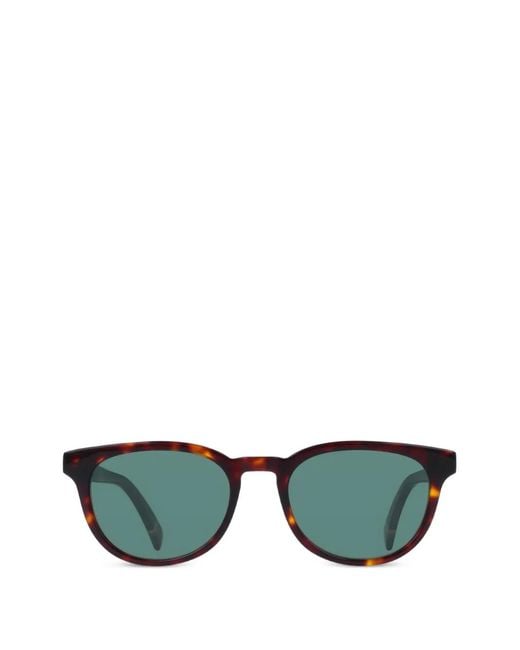 Paul Smith Green Round-Frame Sunglasses