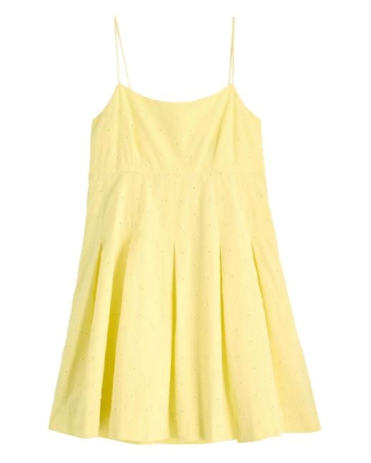 Damson Madder Yellow Iris Mini Dress