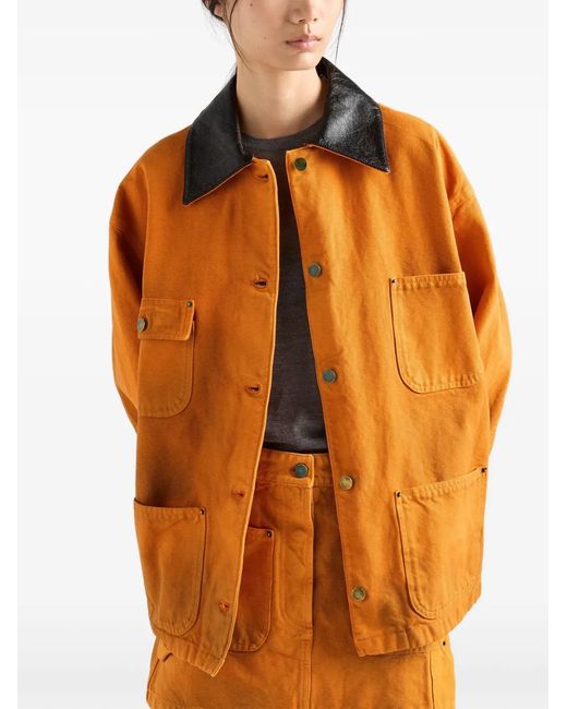 Prada キャンバス ジャケット Orange